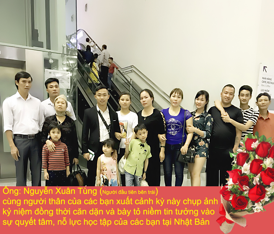 Chúc mừng các bạn du học sinh xuất cảnh tháng 04 năm 2018
