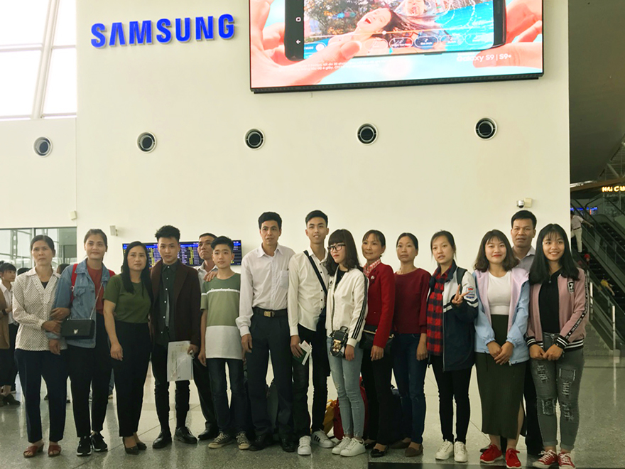 Chúc mừng các học sinh du học Nhật Bản bay tháng 4 năm 2018.