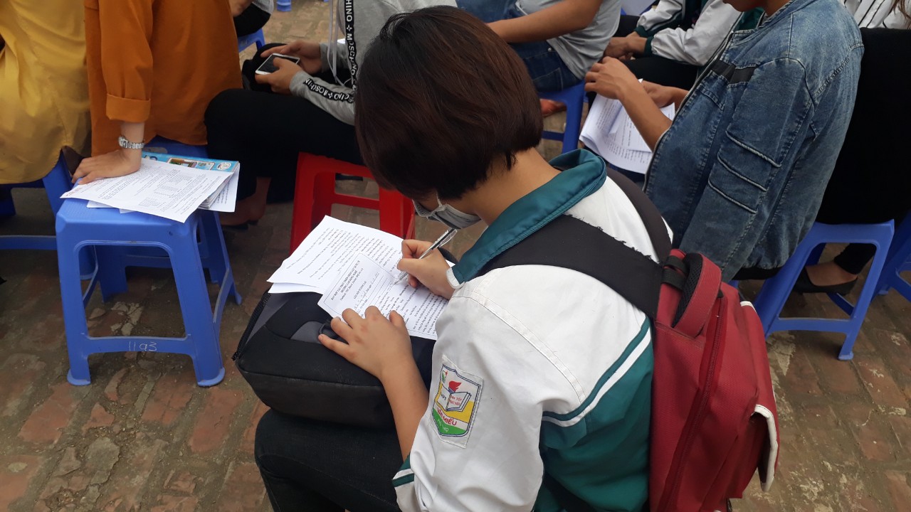 Lãnh đạo Nhà trường THPT Văn Miếu làm việc với Công ty cổ phần phát triển quốc tế ASIA - AGACO(đối tác bền vững du học Nhật Bản)